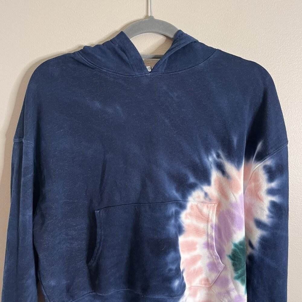 Wildfox Size Small Cropped Tie Dye Sweatshirt - Picture 2 of 6